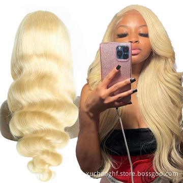 Wholesale 13x6 613 Unprocessed Virgin Hair Wig,Human Hair Blonde Lace Front Wig, Brazilian Cuticle Aligned Hair Wig